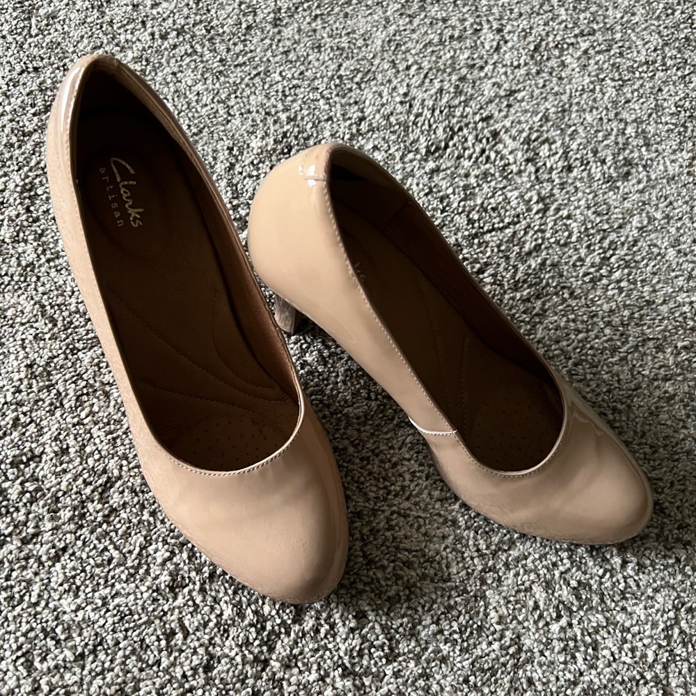 Nude Clark’s Heels
